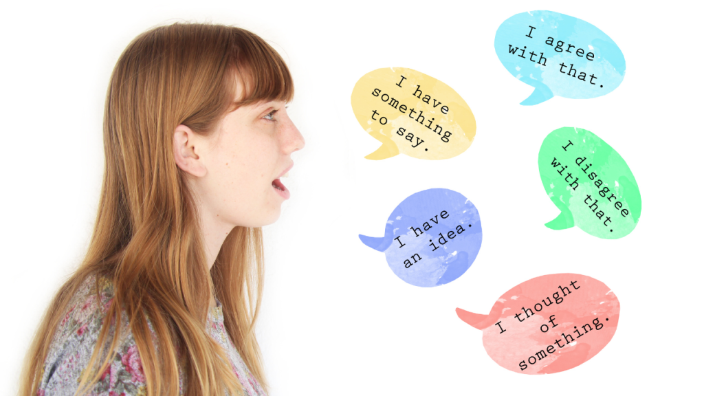Sơ đồ tư duy trên giấy ghi chú về một phương pháp trả lời cho IELTS Speaking Part 2.